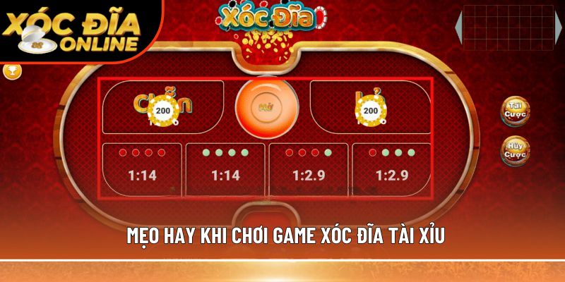 Mẹo hay khi chơi game xóc đĩa tài xỉu